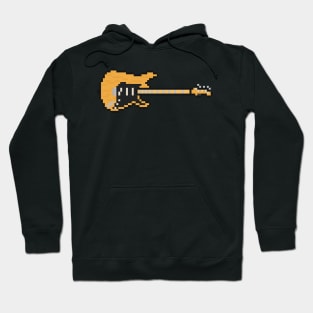 Pixel 1973 Smooth Wood Strat Guitar Hoodie